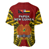 Papua New Guinea Baseball Jersey Madang Province Mix Coat Of Arms Polynesian Art - Wonder Print Shop
