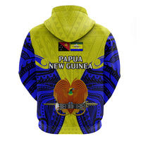 Papua New Guinea Hoodie Morobe Province Mix Coat Of Arms Polynesian Art - Wonder Print Shop