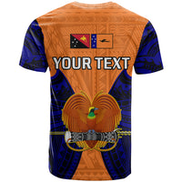 Custom Papua New Guinea T Shirt New Ireland Province Mix Coat Of Arms Polynesian Art - Wonder Print Shop
