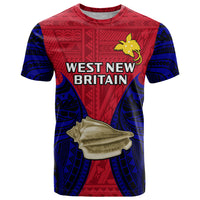 Papua New Guinea T Shirt West New Britain Province Mix Coat Of Arms Polynesian Art - Wonder Print Shop