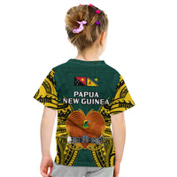 Papua New Guinea Kid T Shirt Jiwaka Province Mix Coat Of Arms Polynesian Art - Wonder Print Shop