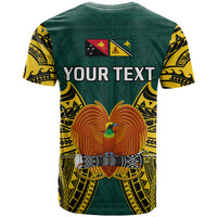 Custom Papua New Guinea T Shirt Jiwaka Province Mix Coat Of Arms Polynesian Art - Wonder Print Shop