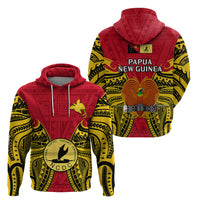 Papua New Guinea Hoodie National Capital District Mix Coat Of Arms Polynesian Art - Wonder Print Shop