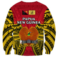 Papua New Guinea Sweatshirt National Capital District Mix Coat Of Arms Polynesian Art - Wonder Print Shop