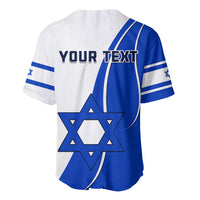 (Custom Personalised) Israel Independence Day Baseball Jersey Yom Haatzmaut Curvel Style - Wonder Print Shop