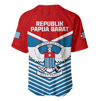 West Papua Baseball Jersey Coat Of Arms And Morning Star Flag - Wonder Print Shop