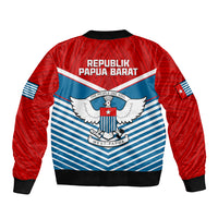 West Papua Bomber Jacket Coat Of Arms And Morning Star Flag - Wonder Print Shop