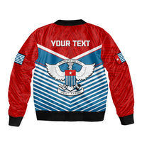 (Custom Personalised) West Papua Bomber Jacket Coat Of Arms And Morning Star Flag - Wonder Print Shop