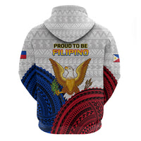 Philippines Independence Day Hoodie Proud To Be Filipino Polynesian Pattern - Wonder Print Shop