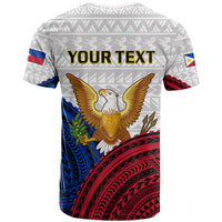Custom Philippine T Shirt Independence Day Proud To Be Filipino Polynesian Pattern - Wonder Print Shop