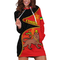 Ethiopia Derg Downfall Day Hoodie Dress Ethiopian Lion of Judah - Wonder Print Shop
