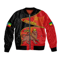 (Custom Personalised) Ethiopia Derg Downfall Day Bomber Jacket Ethiopian Lion of Judah - Wonder Print Shop