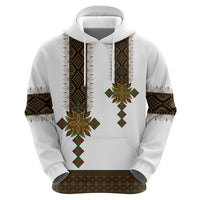Ethiopia Hoodie Ethiopian Tilet With African Pattern Ver.01 - Wonder Print Shop
