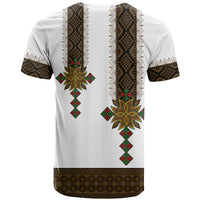 Ethiopia T Shirt Ethiopian Tilet With African Pattern Ver.01 - Wonder Print Shop