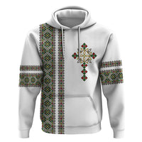 Ethiopia Hoodie Ethiopian Tilet With African Pattern Ver.02 - Wonder Print Shop