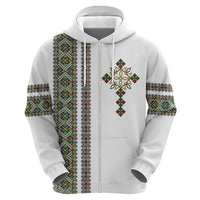 Ethiopia Hoodie Ethiopian Tilet With African Pattern Ver.02 - Wonder Print Shop