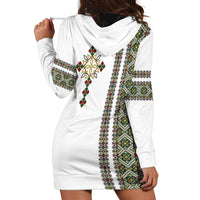 Ethiopia Hoodie Dress Ethiopian Tilet With African Pattern Ver.02 - Wonder Print Shop