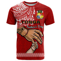 Tonga Fathers Day T Shirt Red Tongan Ngatu I Love You Dad - Wonder Print Shop