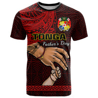 Tonga Fathers Day T Shirt Black Tongan Ngatu I Love You Dad - Wonder Print Shop