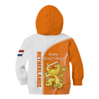 Netherlands Kings Day Kid Hoodie Gelukkige Koningsdag Ver.01 - Wonder Print Shop