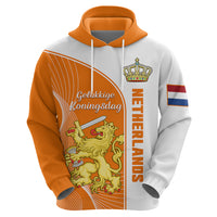 Custom Netherlands Kings Day Hoodie Gelukkige Koningsdag Ver.01 - Wonder Print Shop