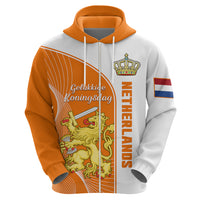 Custom Netherlands Kings Day Hoodie Gelukkige Koningsdag Ver.01 - Wonder Print Shop