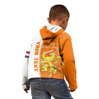 (Custom Personalised) Netherlands Kings Day Kid Hoodie Gelukkige Koningsdag Ver.01 - Wonder Print Shop