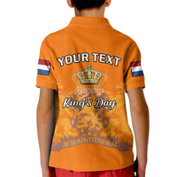 Netherlands Kings Day Polo Shirt for Kid Gelukkige Koningsdag Ver.02 - Wonder Print Shop