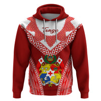 Tonga Heilala Flowers Hoodie Tongan Ngatu White Special Verison - Wonder Print Shop