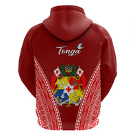 Tonga Heilala Flowers Hoodie Tongan Ngatu White Special Verison - Wonder Print Shop