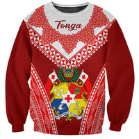 Tonga Heilala Flowers Sweatshirt Tongan Ngatu White Special Verison - Wonder Print Shop