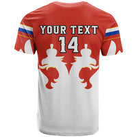 Custom Russia Hockey 2023 White Sporty Style T Shirt - Wonder Print Shop
