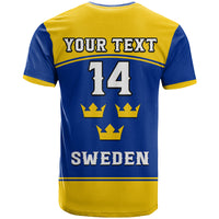 Custom Sweden Hockey 2023 Sporty Style T Shirt - Wonder Print Shop