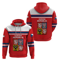 Czech Republic Hockey 2023 Sporty Style Hoodie - Wonder Print Shop