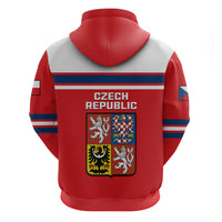 Czech Republic Hockey 2023 Sporty Style Hoodie - Wonder Print Shop
