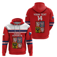 Custom Czech Republic Hockey 2023 Sporty Style Hoodie - Wonder Print Shop