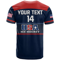 Custom United States Hockey 2023 T Shirt USA Sporty Style - Wonder Print Shop