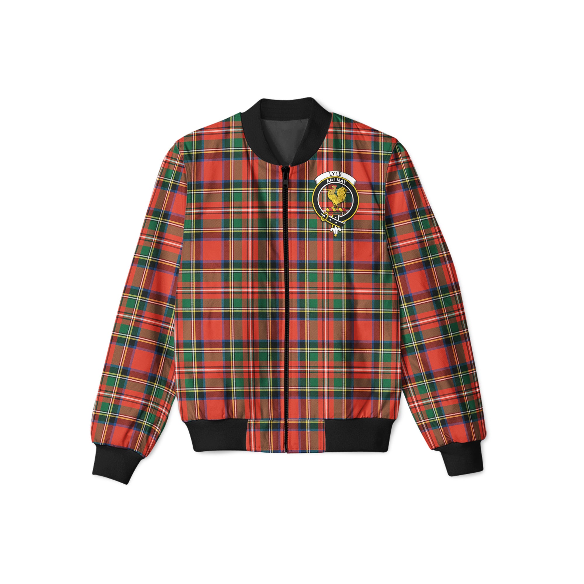 scottish-lyle-clan-crest-tartan-bomber-jacket