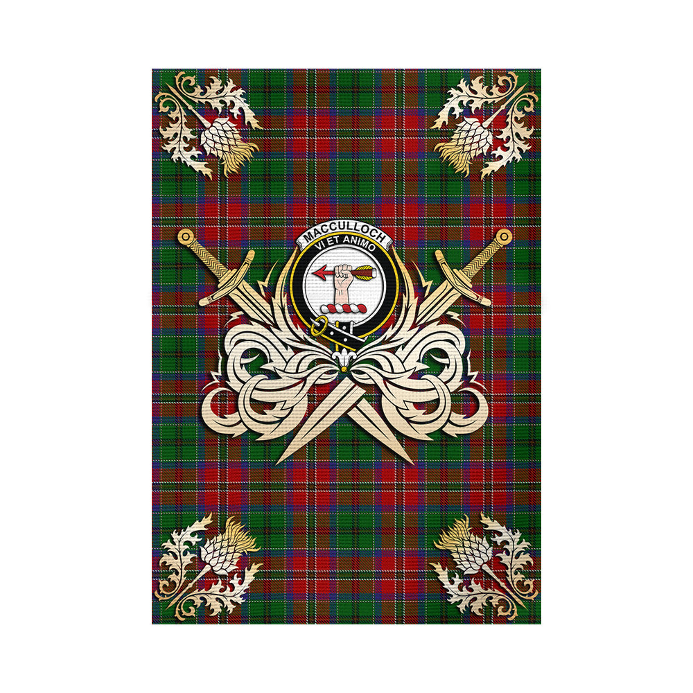 scottish-macculloch-clan-crest-courage-sword-tartan-garden-flag