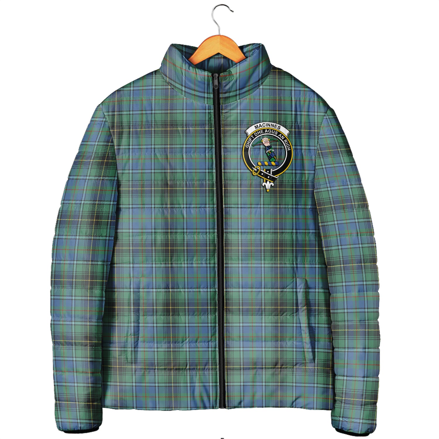 scottish-macinnes-ancient-clan-crest-tartan-padded-jacket