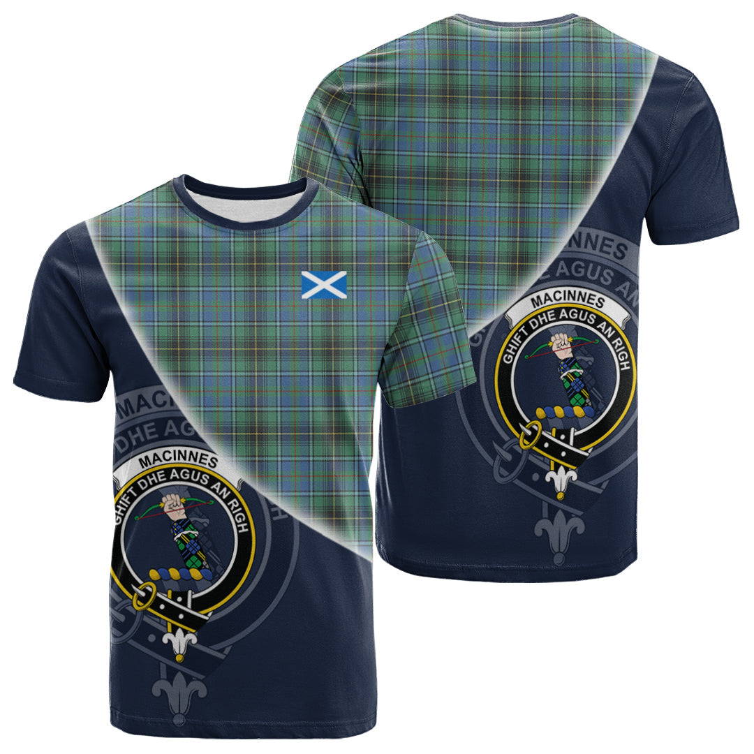scottish-macinnes-ancient-clan-crest-tartan-scotland-flag-half-style-t-shirt