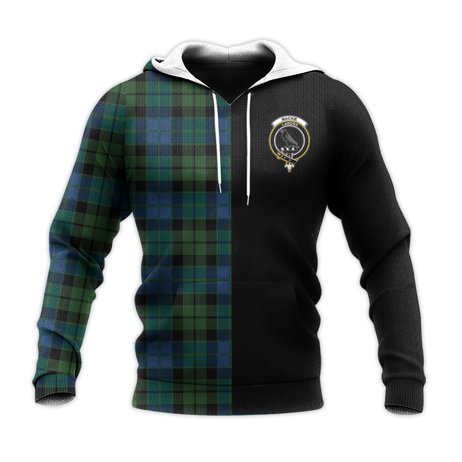 scottish-mackie-clan-crest-tartan-personalize-half-hoodie