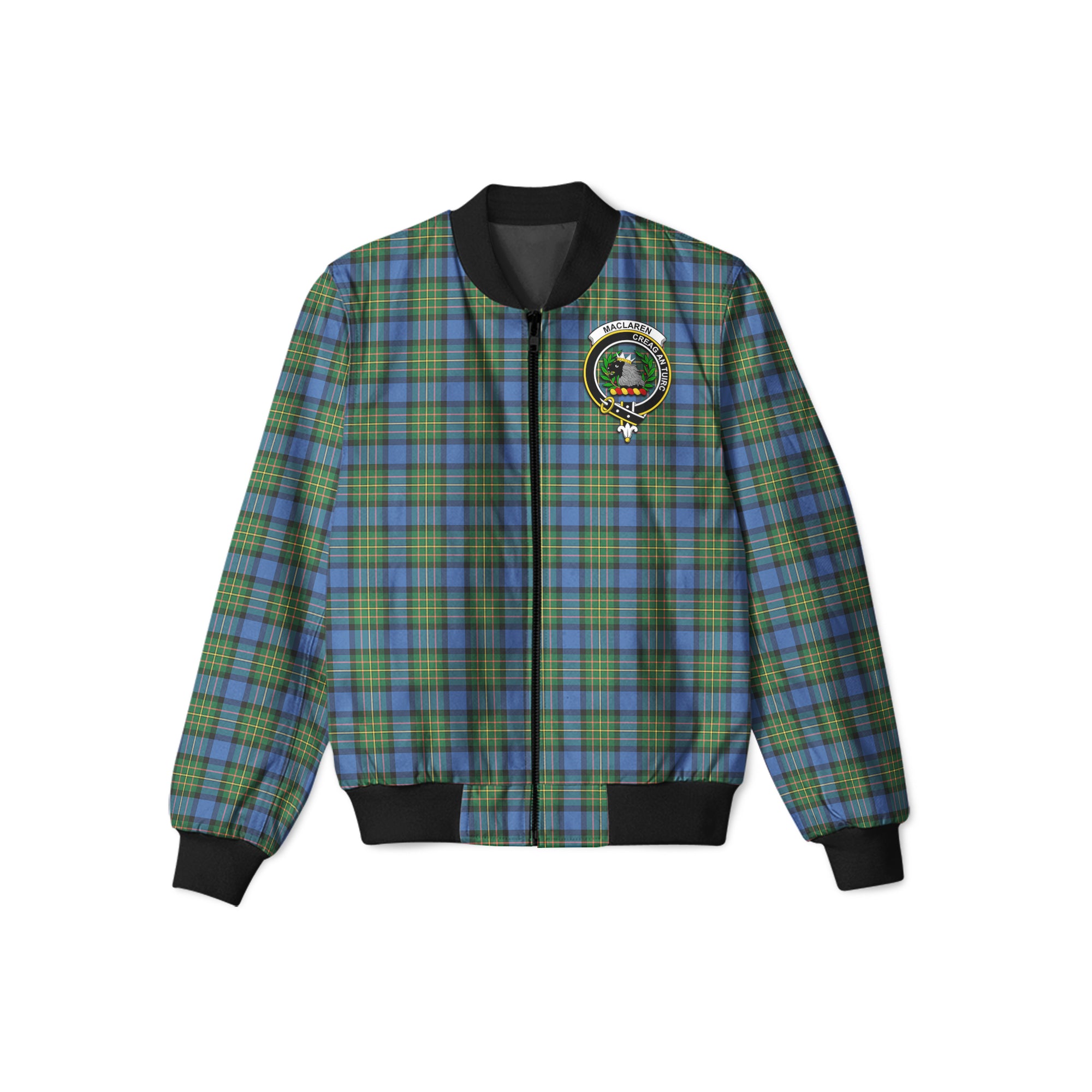 scottish-maclaren-ancient-clan-crest-tartan-bomber-jacket