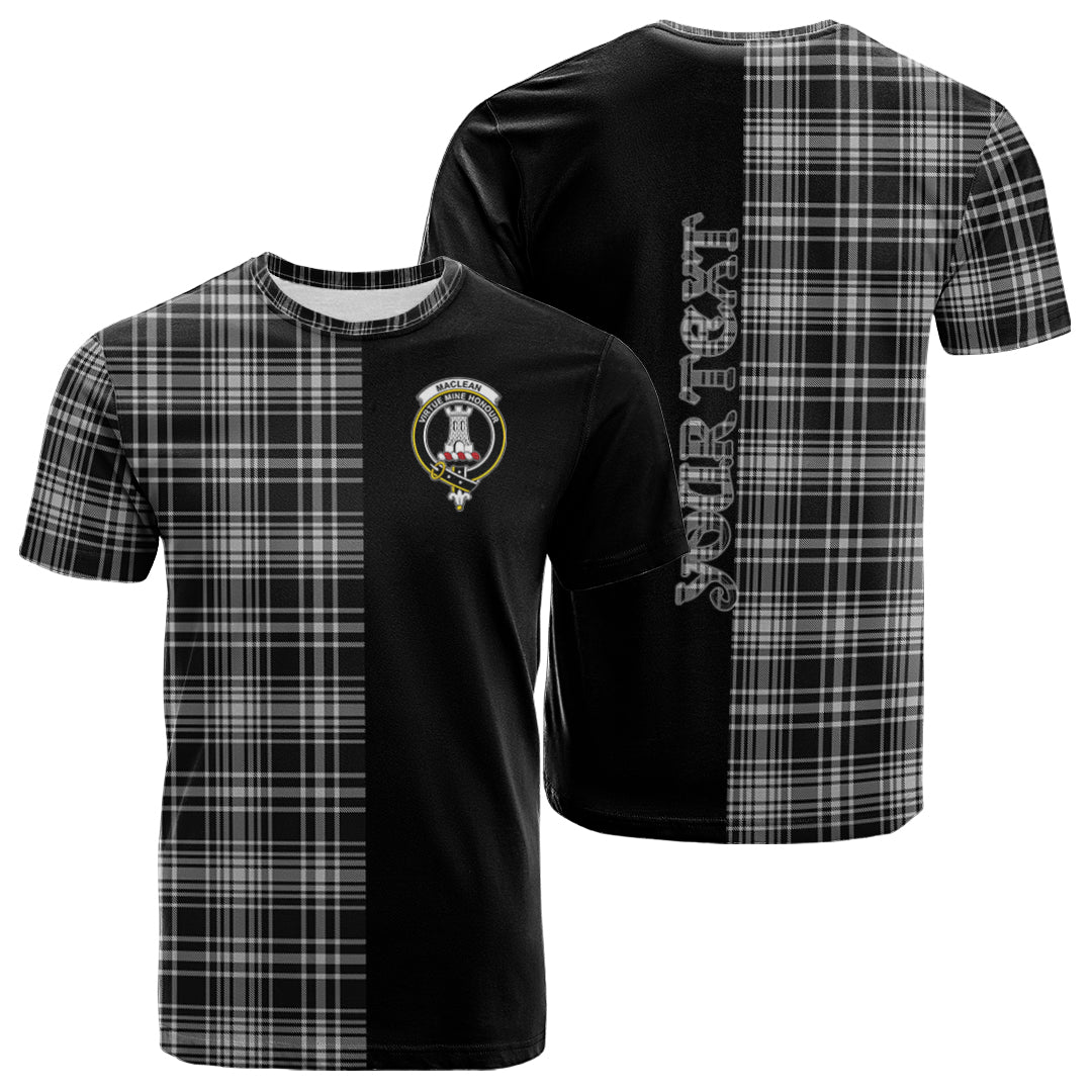 scottish-maclean-black-and-white-clan-crest-tartan-personalize-half-t-shirt