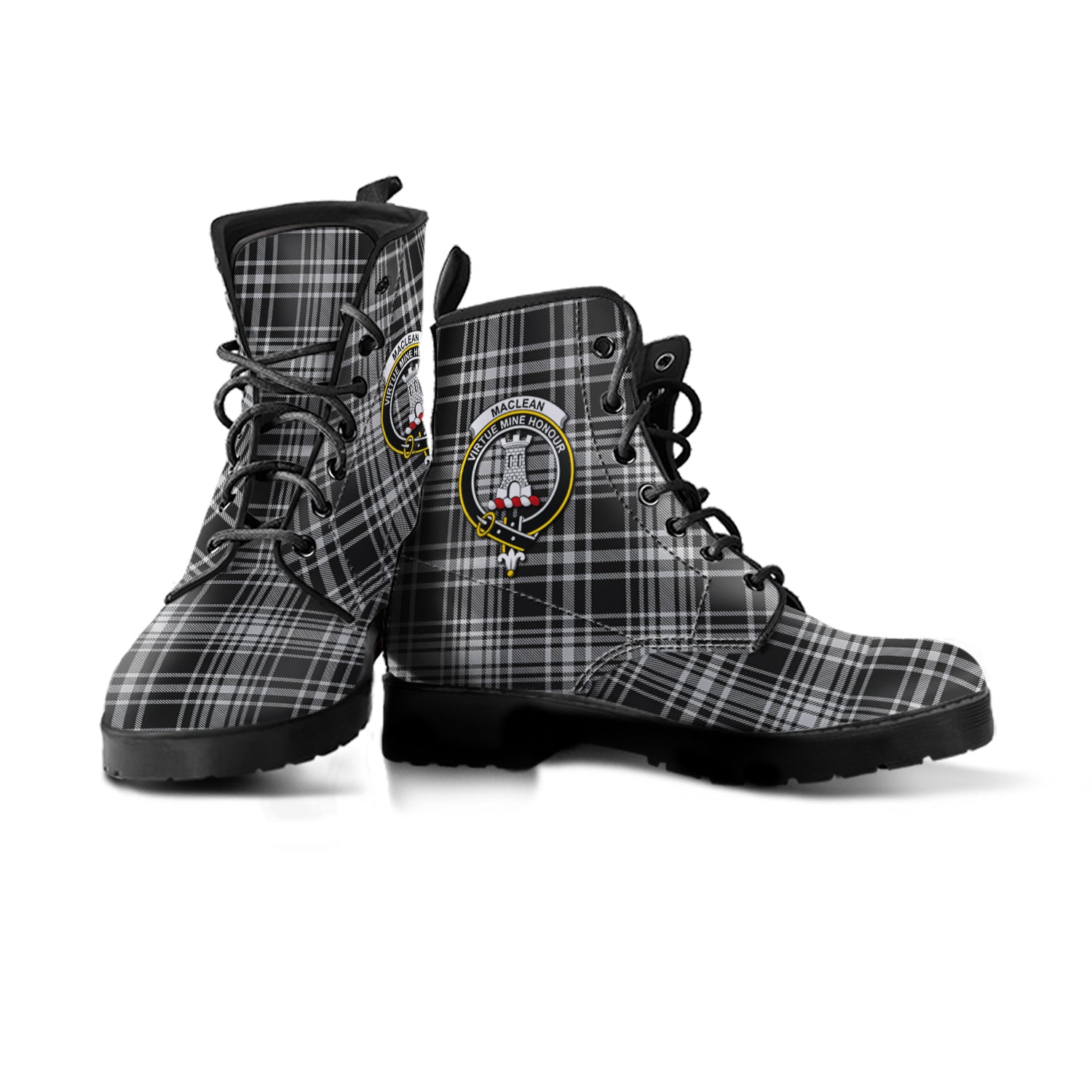 scottish-maclean-black-and-white-clan-crest-tartan-leather-boots