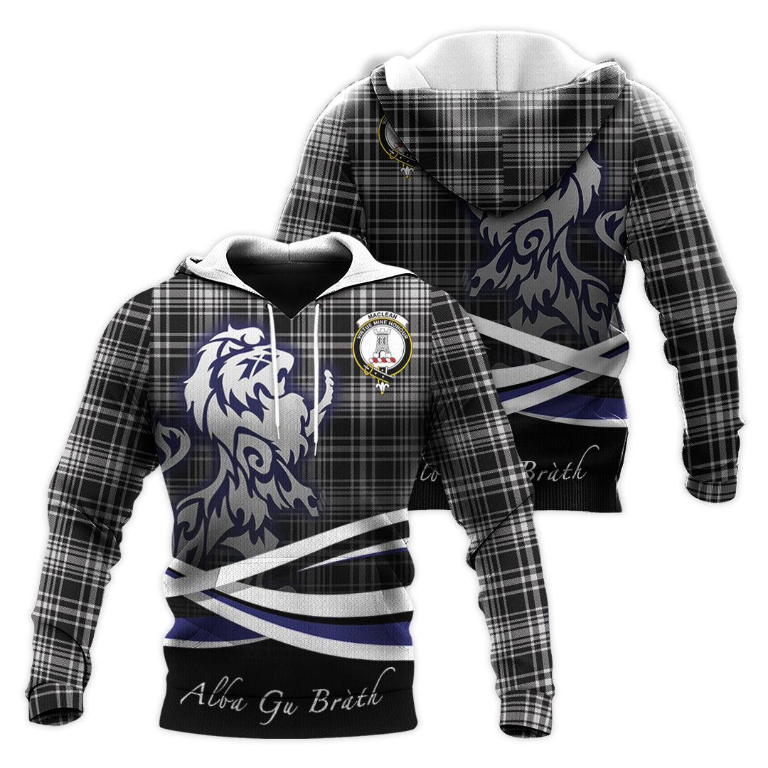 scottish-maclean-black-and-white-clan-crest-scotland-lion-tartan-hoodie