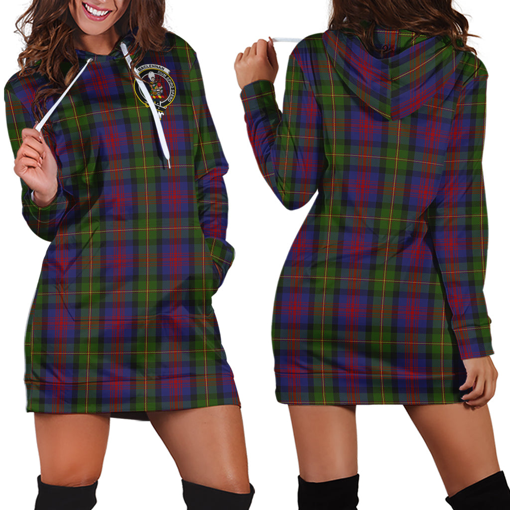 scottish-maclennan-clan-crest-tartan-hoodie-dress