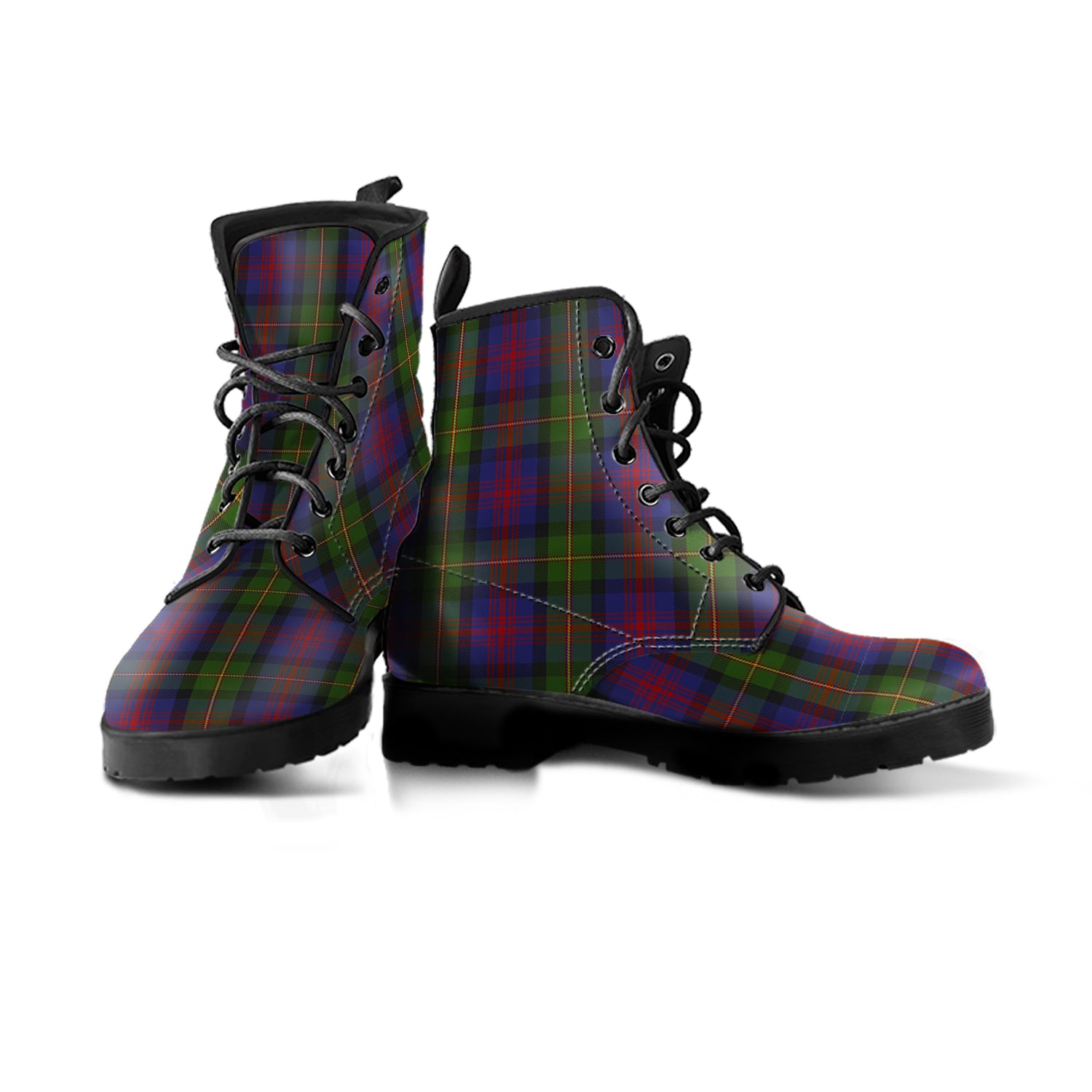 scottish-maclennan-clan-tartan-leather-boots