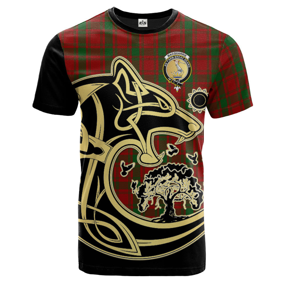 scottish-macquarrie-clan-crest-celtic-wolf-tartan-t-shirt