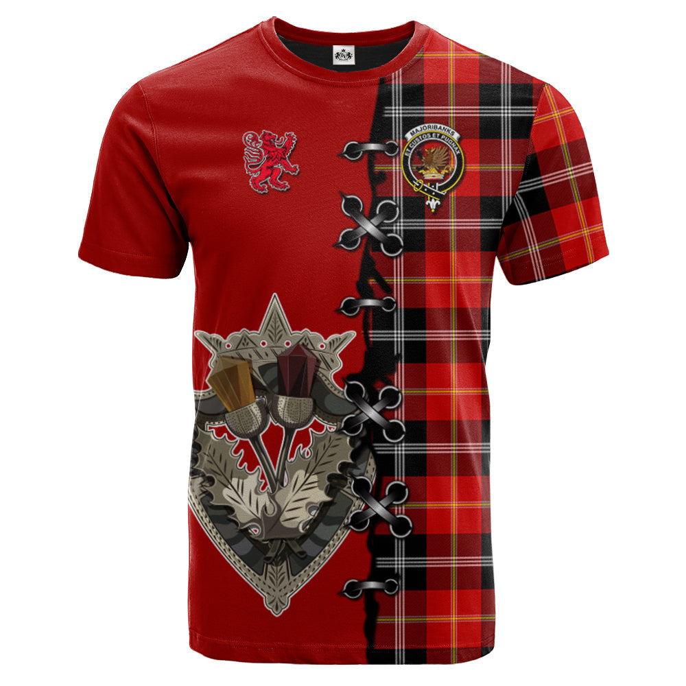 scottish-majoribanks-clan-crest-tartan-lion-rampant-and-celtic-thistle-t-shirt